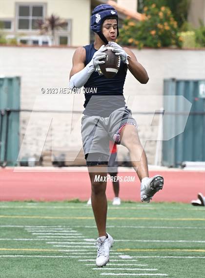 Thumbnail 1 in St. John Bosco vs. Santa Margarita (Battle At The Beach) photogallery.