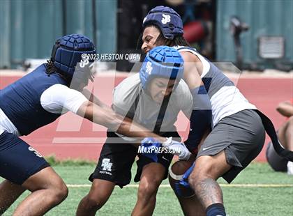 Thumbnail 3 in St. John Bosco vs. Santa Margarita (Battle At The Beach) photogallery.