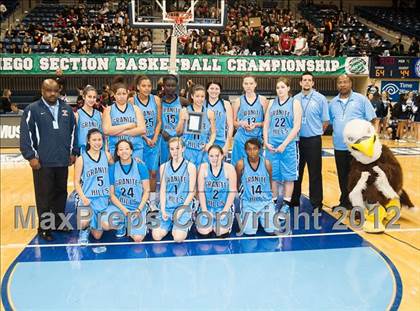 Thumbnail 2 in Granite Hills vs San Diego (CIF SDS D1 Final) photogallery.