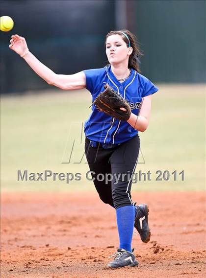 Thumbnail 2 in Midlothian vs. Southwest Christian (Mansfield Tournament) photogallery.