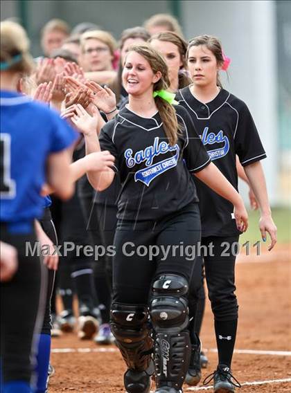 Thumbnail 3 in Midlothian vs. Southwest Christian (Mansfield Tournament) photogallery.