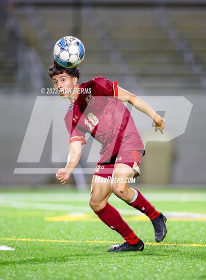 Thumbnail 2 in Grand Oaks vs Cypress Woods (UIL6A Region 2 Area playoff) photogallery.