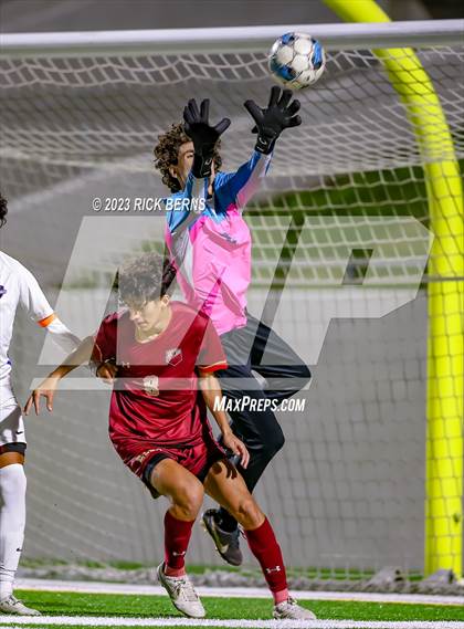Thumbnail 1 in Grand Oaks vs Cypress Woods (UIL6A Region 2 Area playoff) photogallery.