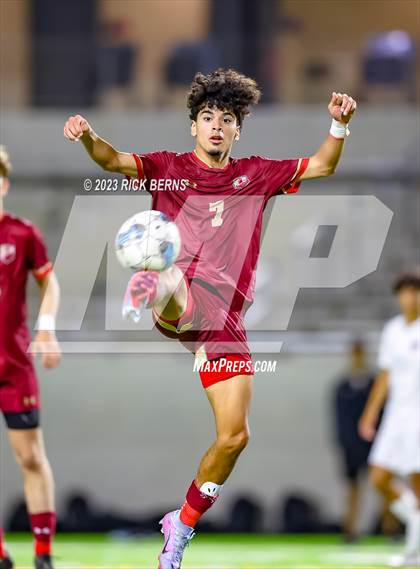 Thumbnail 2 in Grand Oaks vs Cypress Woods (UIL6A Region 2 Area playoff) photogallery.