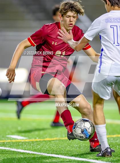 Thumbnail 2 in Grand Oaks vs Cypress Woods (UIL6A Region 2 Area playoff) photogallery.