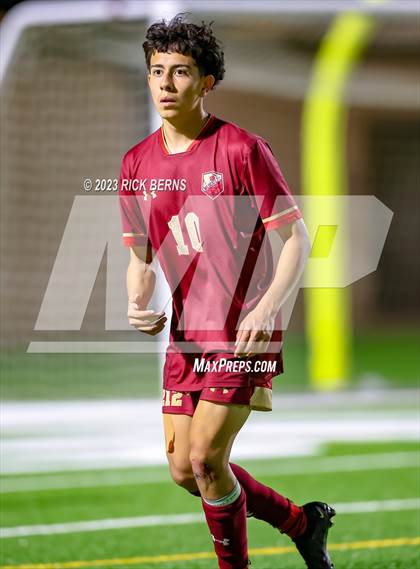 Thumbnail 2 in Grand Oaks vs Cypress Woods (UIL6A Region 2 Area playoff) photogallery.