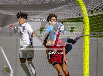 Thumbnail 3 in Grand Oaks vs Cypress Woods (UIL6A Region 2 Area playoff) photogallery.