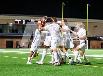 Thumbnail 1 in Grand Oaks vs Cypress Woods (UIL6A Region 2 Area playoff) photogallery.