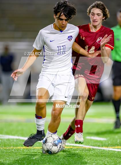 Thumbnail 2 in Grand Oaks vs Cypress Woods (UIL6A Region 2 Area playoff) photogallery.