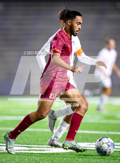 Thumbnail 3 in Grand Oaks vs Cypress Woods (UIL6A Region 2 Area playoff) photogallery.