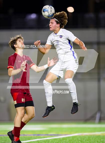 Thumbnail 2 in Grand Oaks vs Cypress Woods (UIL6A Region 2 Area playoff) photogallery.