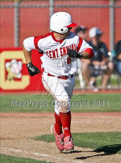 Thumbnail 1 in Clovis East @ Centennial (CIF CS Playoffs) photogallery.