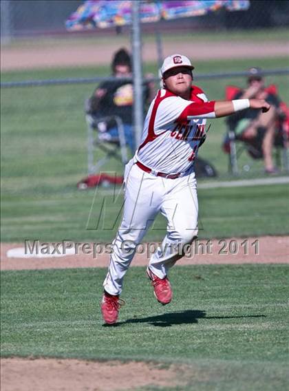 Thumbnail 3 in Clovis East @ Centennial (CIF CS Playoffs) photogallery.