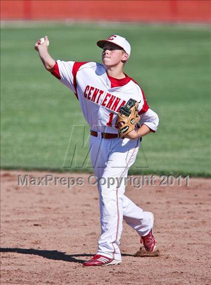 Thumbnail 2 in Clovis East @ Centennial (CIF CS Playoffs) photogallery.