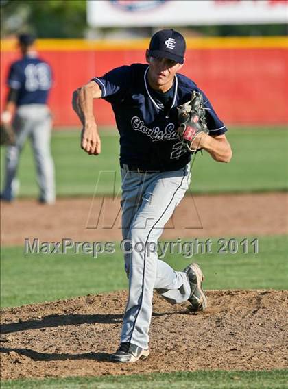 Thumbnail 3 in Clovis East @ Centennial (CIF CS Playoffs) photogallery.
