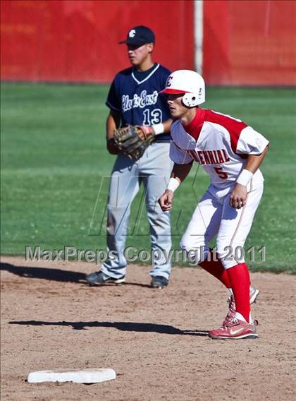 Thumbnail 3 in Clovis East @ Centennial (CIF CS Playoffs) photogallery.
