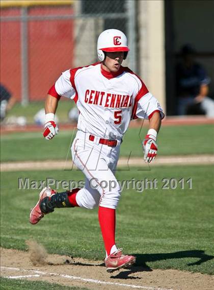 Thumbnail 1 in Clovis East @ Centennial (CIF CS Playoffs) photogallery.