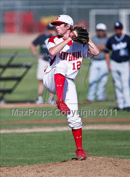 Thumbnail 2 in Clovis East @ Centennial (CIF CS Playoffs) photogallery.