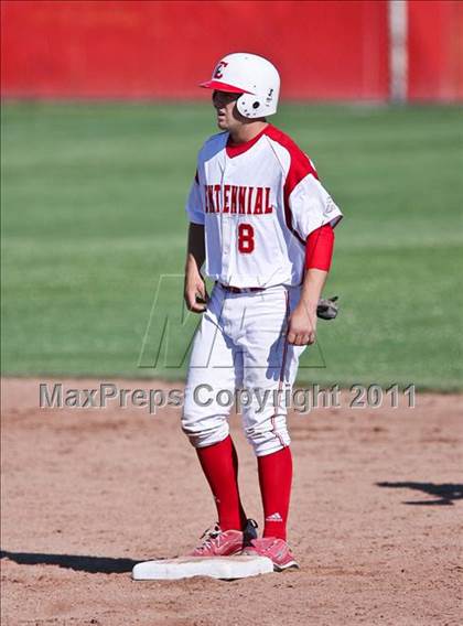 Thumbnail 2 in Clovis East @ Centennial (CIF CS Playoffs) photogallery.
