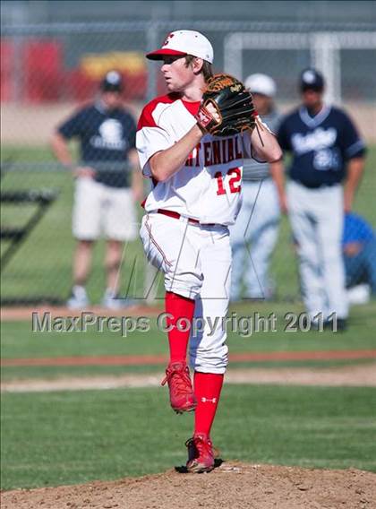 Thumbnail 3 in Clovis East @ Centennial (CIF CS Playoffs) photogallery.