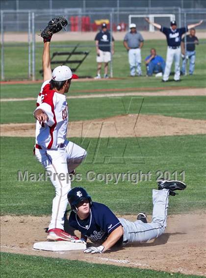 Thumbnail 3 in Clovis East @ Centennial (CIF CS Playoffs) photogallery.