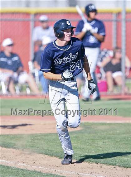 Thumbnail 3 in Clovis East @ Centennial (CIF CS Playoffs) photogallery.