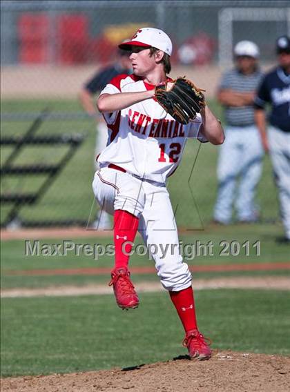 Thumbnail 3 in Clovis East @ Centennial (CIF CS Playoffs) photogallery.