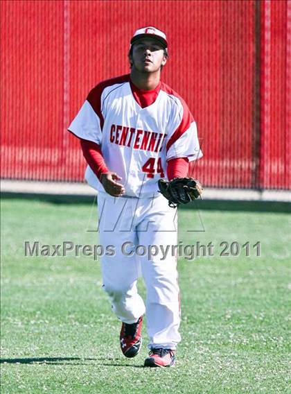 Thumbnail 2 in Clovis East @ Centennial (CIF CS Playoffs) photogallery.