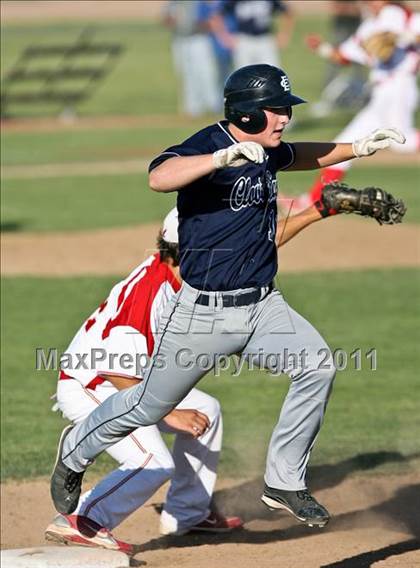 Thumbnail 2 in Clovis East @ Centennial (CIF CS Playoffs) photogallery.