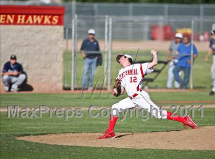 Thumbnail 3 in Clovis East @ Centennial (CIF CS Playoffs) photogallery.