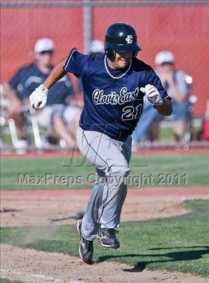 Thumbnail 3 in Clovis East @ Centennial (CIF CS Playoffs) photogallery.