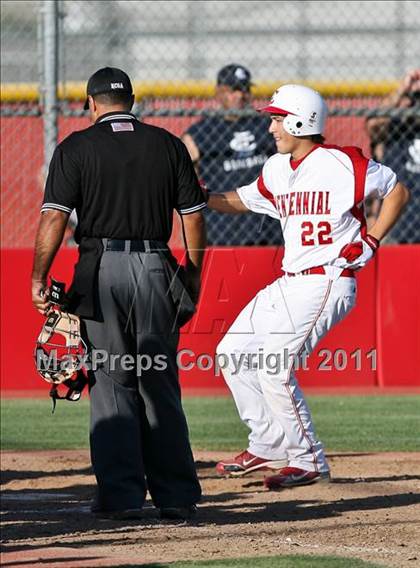 Thumbnail 2 in Clovis East @ Centennial (CIF CS Playoffs) photogallery.