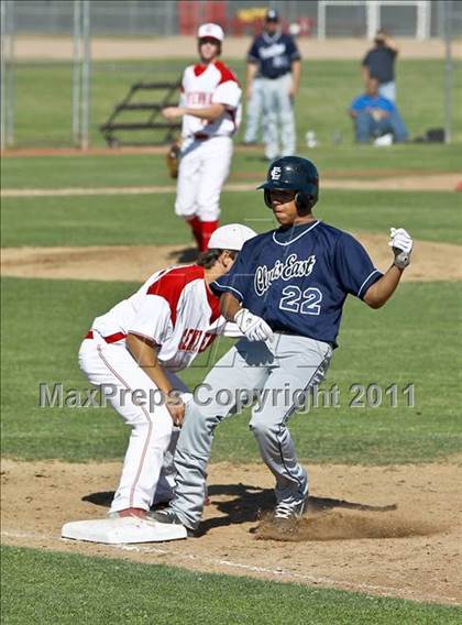 Thumbnail 3 in Clovis East @ Centennial (CIF CS Playoffs) photogallery.