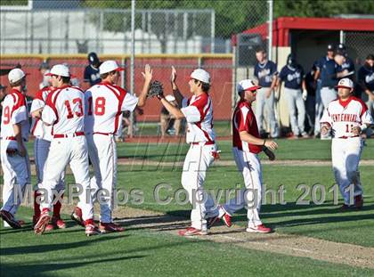 Thumbnail 1 in Clovis East @ Centennial (CIF CS Playoffs) photogallery.