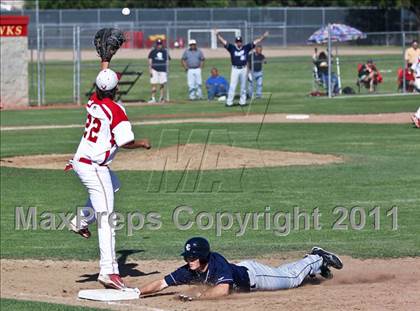 Thumbnail 3 in Clovis East @ Centennial (CIF CS Playoffs) photogallery.