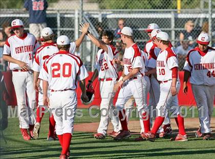 Thumbnail 1 in Clovis East @ Centennial (CIF CS Playoffs) photogallery.