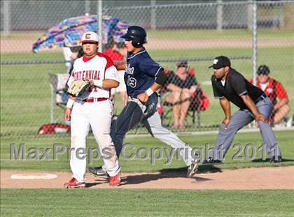 Thumbnail 2 in Clovis East @ Centennial (CIF CS Playoffs) photogallery.