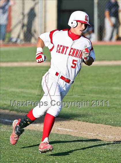 Thumbnail 2 in Clovis East @ Centennial (CIF CS Playoffs) photogallery.