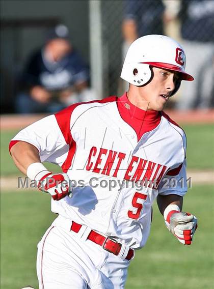 Thumbnail 3 in Clovis East @ Centennial (CIF CS Playoffs) photogallery.