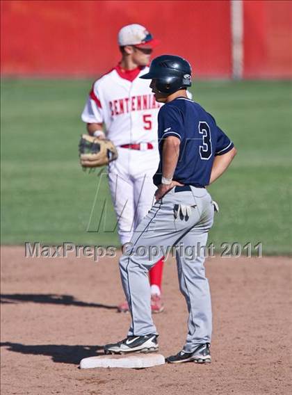 Thumbnail 1 in Clovis East @ Centennial (CIF CS Playoffs) photogallery.