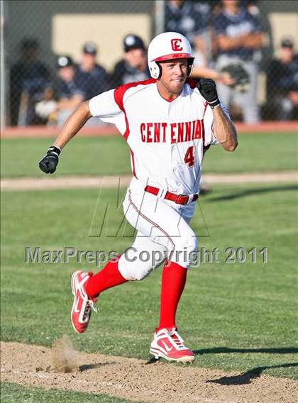 Thumbnail 2 in Clovis East @ Centennial (CIF CS Playoffs) photogallery.