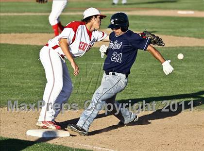 Thumbnail 3 in Clovis East @ Centennial (CIF CS Playoffs) photogallery.
