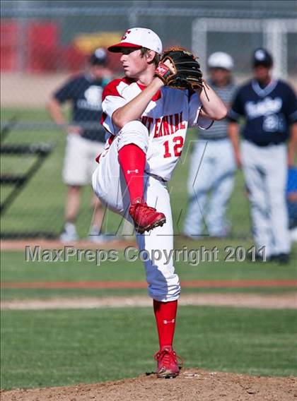Thumbnail 1 in Clovis East @ Centennial (CIF CS Playoffs) photogallery.