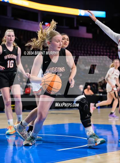 Thumbnail 2 in Wiggins vs. Burlington (CHSAA 2A Final Four) photogallery.