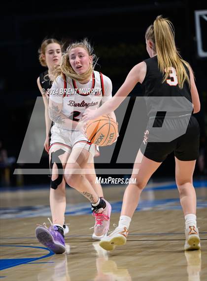 Thumbnail 1 in Wiggins vs. Burlington (CHSAA 2A Final Four) photogallery.