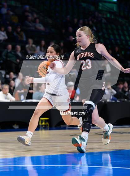 Thumbnail 3 in Wiggins vs. Burlington (CHSAA 2A Final Four) photogallery.