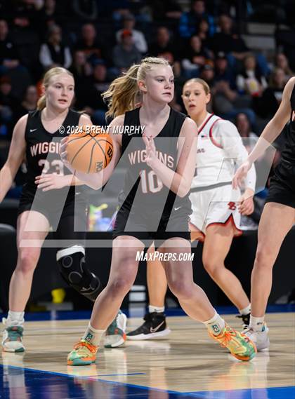 Thumbnail 2 in Wiggins vs. Burlington (CHSAA 2A Final Four) photogallery.