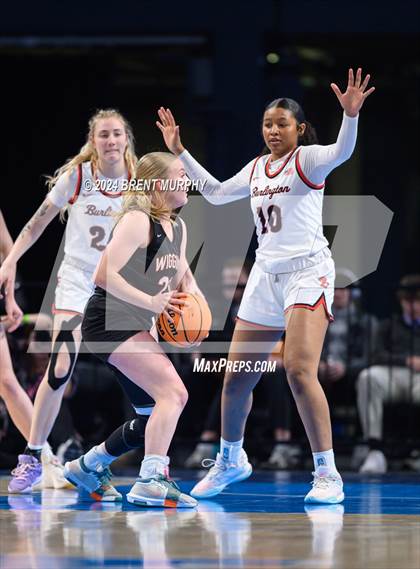Thumbnail 2 in Wiggins vs. Burlington (CHSAA 2A Final Four) photogallery.