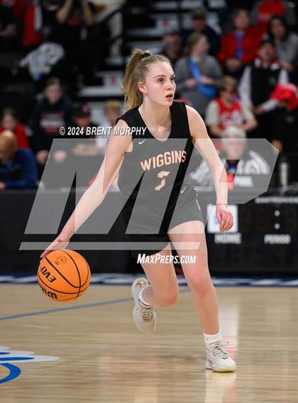 Thumbnail 3 in Wiggins vs. Burlington (CHSAA 2A Final Four) photogallery.