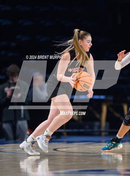 Thumbnail 3 in Wiggins vs. Burlington (CHSAA 2A Final Four) photogallery.
